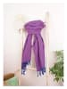 Towel to Go Hamamtuch "Samos" in Blau/ Lila - (L)175 x (B)95 cm