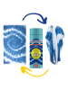 Towel to Go 2in1-Strandtuch und Pareo in Blau/ Weiß - (L)180 x (B)100 cm