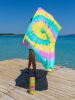 Towel to Go 2-in-1 strandlaken & pareo meerkleurig - (L)180 x (B)100 cm