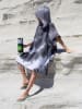 Towel to Go Poncho in Schwarz - (L)180 x (B)100 cm