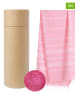Towel to Go 2tlg. Set: "Wellness & Spa" in Rosa - (L)180 x (B)100 cm