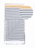 Towel to Go Strandtuch in Grau/ Gelb - (L)180 x (B)100 cm