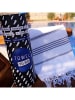 Towel to Go Ręcznik plażowy w kolorze biało-czarnym - 180 x 100 cm