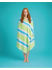 Towel to Go Strandtuch "Towel To Go - Coral Coast" in Grün / Blau - (L)180 x (B)100 cm