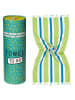 Towel to Go Strandtuch "Towel To Go - Coral Coast" in Grün / Blau - (L)180 x (B)100 cm