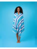 Towel to Go Strandtuch "Towel To Go - Coral Coast" in Blau - (L)180 x (B)100 cm