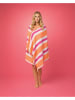 Towel to Go Strandtuch "Towel To Go - Coral Coast" in Orange/ Pink - (L)180 x (B)100 cm