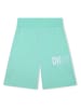 DKNY Szorty w kolorze turkusowym
