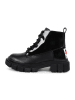 DKNY Leder-Boots in Schwarz