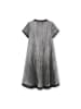 DKNY Kleid in Silber/ Schwarz