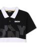 DKNY Poloshirt zwart/wit