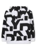 DKNY Hoodie in Weiß/ Schwarz