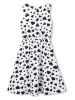 DKNY Kleid in Weiß/ Schwarz