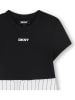 DKNY Kleid in Schwarz/ Weiß