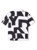 DKNY Hemd in Weiß/ Schwarz