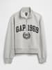 GAP Sweatshirt in Hellgrau