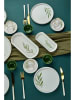 Hermia 23-delige ontbijtservies wit/groen