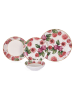 Hermia 24-częściowy zestaw w kolorze biało-różowo-zielonym