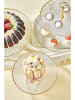 Hermia 3tlg. Kuchen-Servierset in Transparent/ Gold