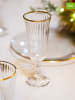 Hermia Kieliszki (4 szt.) w kolorze złotym do wina - 120 ml