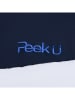 Peek U All-season doorgestikte jas "Baz" blauw/wit