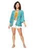 Ipanima Cape in Türkis/ Gelb/ Weiß