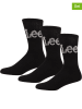 Lee Skarpety (3 pary) "Crobett" w kolorze czarnym