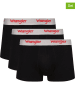 Wrangler Bokserki (3 pary) "Tasker" w kolorze czarnym