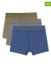 Wrangler 3er-Set: Boxershorts "Griffin" in Blau/ Khaki/ Grau