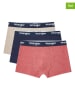 Wrangler 3er-Set: Boxershorts "Boone" in Beige/ Dunkelblau/ Koralle