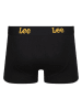 LEE Underwear 3er-Set: Boxershorts "Harkins" in Schwarz