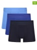 LEE Underwear 3er-Set: Boxershorts "Crombie"  in Hellblau/ Blau/ Dunkelblau