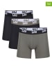LEE Underwear 3er-Set: Boxershorts "Hale"  in Khaki/ Schwarz