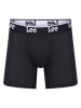 LEE Underwear 3er-Set: Boxershorts "Hale"  in Khaki/ Schwarz