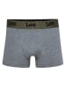 LEE Underwear 3er-Set: Boxershorts "Reo" in Khaki/ Schwarz/ Grau