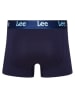 LEE Underwear 3er-Set: Boxershorts "Mcavoy" in Dunkelblau/ Hellblau