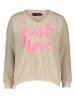 miss goodlife Bluza "Just Love" w kolorze beżowym