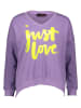 miss goodlife Sweatshirt "Just Love" paars