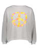 miss goodlife Sweatshirt "Peace Flower" grijs