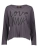 miss goodlife Longsleeve "Love Pink" antraciet