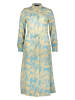 miss goodlife Kleid "Animal" in Hellgelb/ Hellblau