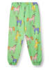 Småfolk Sweathose "Einhörner" in Grün/ Bunt