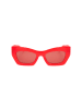 Hugo Boss Damen-Sonnenbrille in Rot