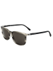 Hugo Boss Herren-Sonnenbrille in Grau-Beige/ Dunkelbraun