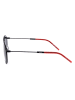 HUGO Herenzonnebril zwart/rood