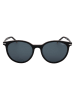 HUGO Damskie okulary przeciwsłoneczne w kolorze czarno-granatowym