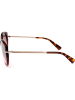 Longchamp Damen-Sonnenbrille in Braun-Gold/ Lila