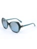 Swarovski Damskie okulary przeciwsłoneczne w kolorze turkusowo-zielonym