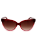 Swarovski Damen-Sonnenbrille in Bordeaux/ Braun