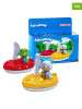 Aquaplay 4tlg. Set: 2 Segelboote und 2 Spielfiguren - ab 3 Jahren